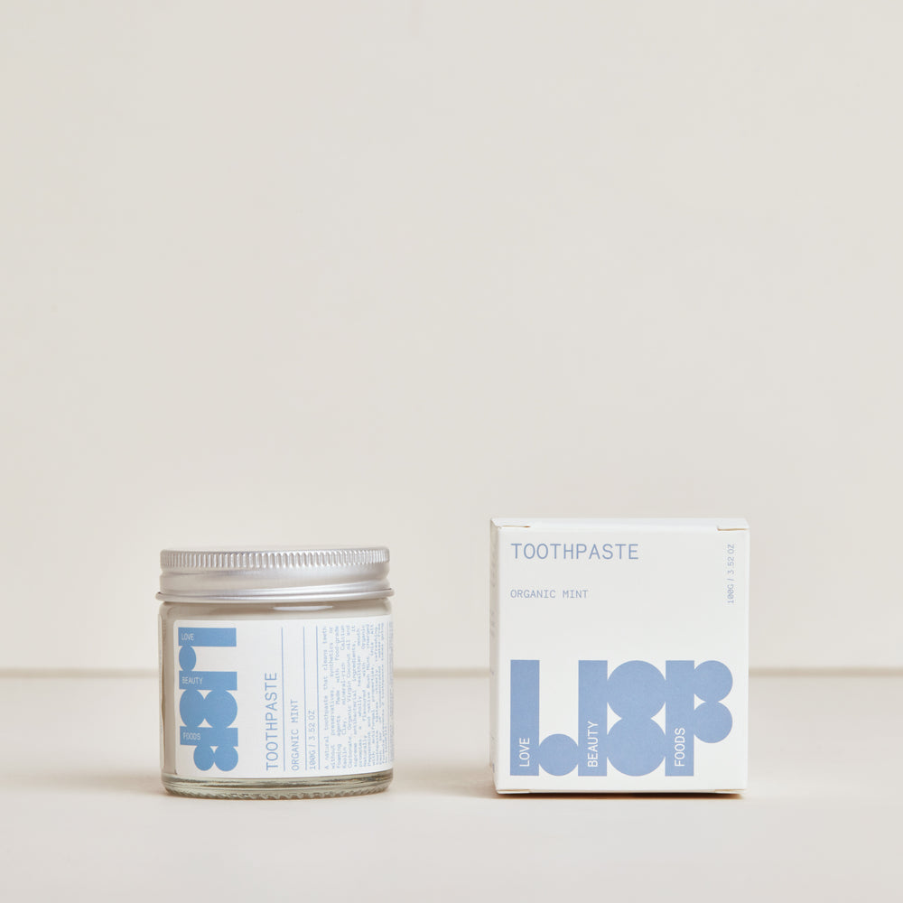 Love Beauty Foods Body Oil - Glow in a studio setting